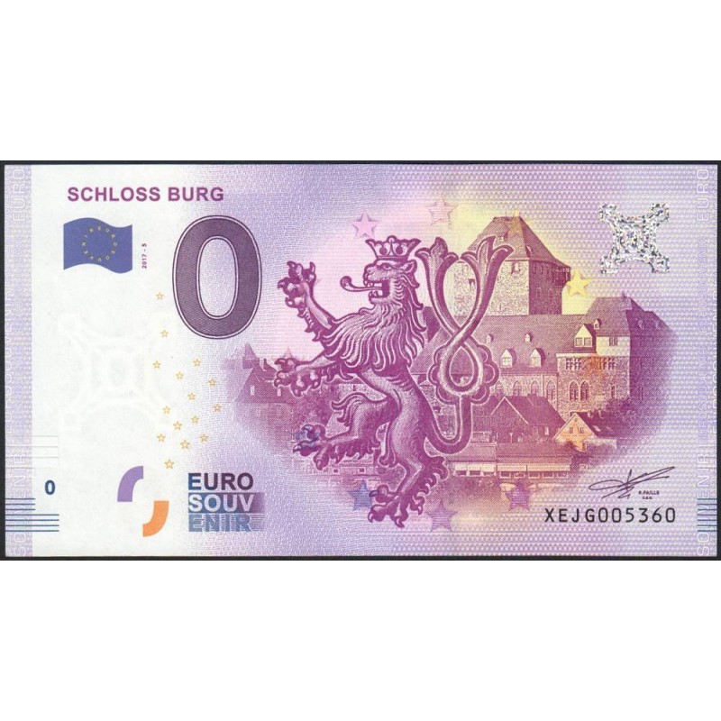 Allemagne - Schloss Burg - XEJG-2017-5 - 0 euro - Etat : NEUF