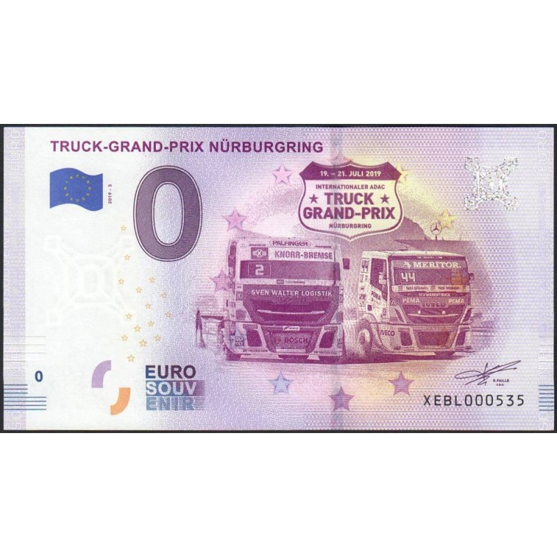 Allemagne - Truck Grand Prix Nürburgring - XEBL-2019-3 - 0 euro - Etat : NEUF