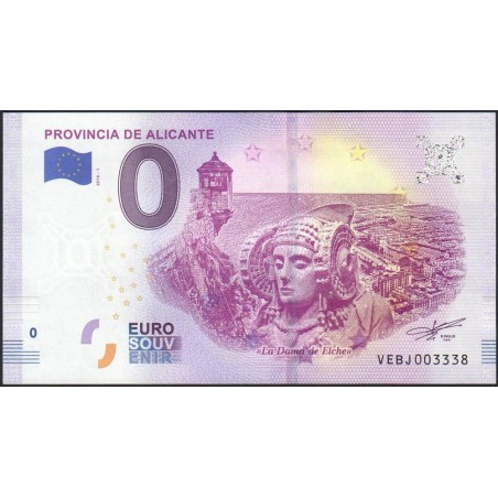 Espagne - Provincia de Alicante - 2018-1 - 0 euro - Etat : NEUF