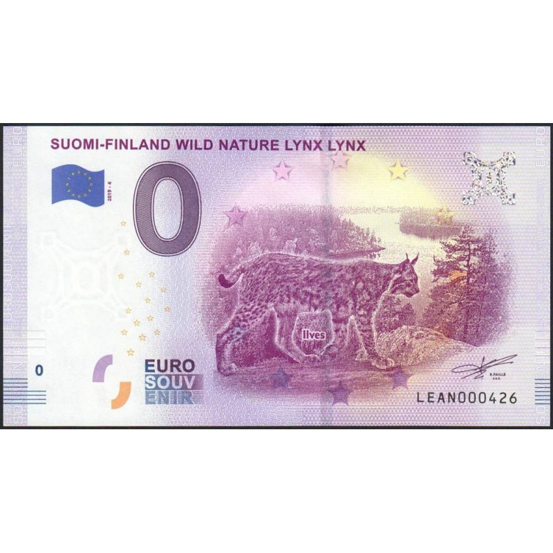 Finlande - Wild Nature Lynx Lynx - 2019-1 - 0 euro - Etat : NEUF