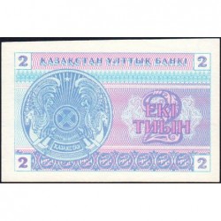 Kazakhstan - Pick 2c - 2 tiyn - Série ББ - 1993 - Etat : NEUF