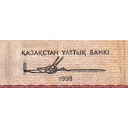 Kazakhstan - Pick 12_1 - 50 tenge - Série AЛ - 1993 - Etat : TB