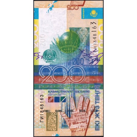 Kazakhstan - Pick 28 - 200 tenge - Série ГИ - 2006 - Etat : NEUF