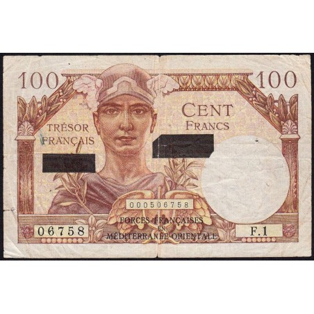 VF 42-01 - 100 francs - Suez - Série F.1 - 1956 - Etat : TTB-