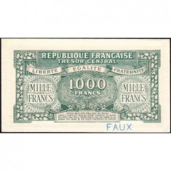 VF 13-03 - 1000 francs - Marianne - 1945 - Série 65 H - Faux - Etat : SPL