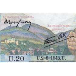F 05-01 - 02/06/1943 - 5 francs - Berger - Série U.20 - Etat : SUP+
