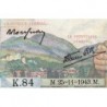 F 05-04 - 25/11/1943 - 5 francs - Berger - Série K.84 - Etat : TTB+
