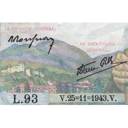 F 05-04 - 25/11/1943 - 5 francs - Berger - Série L.93 - Etat : TTB