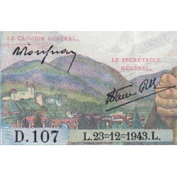 F 05-05 - 23/12/1943 - 5 francs - Berger - Série D.107 - Etat : SUP
