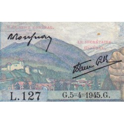 F 05-06 - 05/04/1945 - 5 francs - Berger - Série L.127 - Etat : TTB-