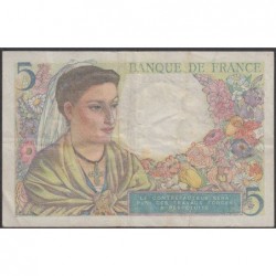 F 05-06 - 05/04/1945 - 5 francs - Berger - Série Y.131 - Etat : TB-