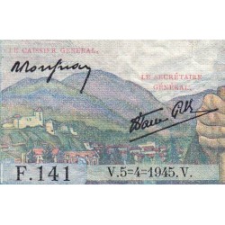 F 05-06 - 05/04/1945 - 5 francs - Berger - Série F.141 - Etat : TTB