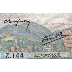 F 05-06 - 05/04/1945 - 5 francs - Berger - Série Z.144 - Etat : B+
