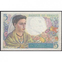 F 05-07 - 30/10/1947 - 5 francs - Berger - Série M.147 - Etat : SUP