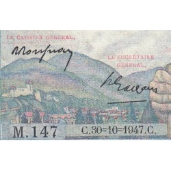 F 05-07 - 30/10/1947 - 5 francs - Berger - Série M.147 - Etat : SUP