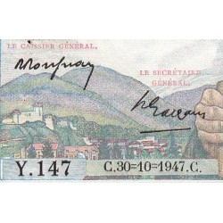 F 05-07 - 30/10/1947 - 5 francs - Berger - Série Y.147 - Etat : SUP+