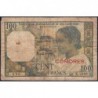 Comores - Pick 3b_2 - 100 francs - Série X.2948 - 1963 - Etat : B