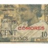 Comores - Pick 3b_2 - 100 francs - Série E.3000 - 1963 - Etat : TB