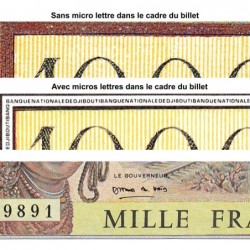 Djibouti - Pick 37e - 1'000 francs - Série C.004 - 1998 - Etat : NEUF