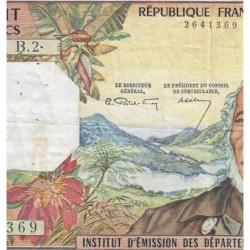 Antilles Françaises - Pick 10a - 100 francs - Série B.2 - 1964 - Etat : TTB