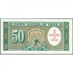Chili - Pick 126b_1b - 5 centesimos de escudo - Série C12-26 - 1962 - Etat : NEUF