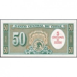 Chili - Pick 126b_1b - 5 centesimos de escudo - Série C26-26 - 1962 - Etat : NEUF