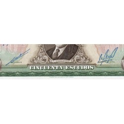 Chili - Pick 140b_2 - 50 escudos - Série F 7 - 1974 - Etat : SPL+