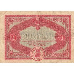 Dijon - Pirot 53-17 - 50 centimes - 4e série - 01/12/1919 - Etat : TB