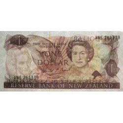 Nouvelle Zélande - Pick 169c - 1 dollar - Série ANE - 1989 - Etat : NEUF