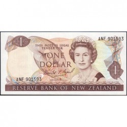 Nouvelle Zélande - Pick 169c - 1 dollar - Série ANF - 1989 - Etat : NEUF