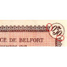 Belfort - Pirot 23-52a - 50 centimes - Série 11 - 21/12/1918 - Etat : SUP