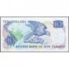 Nouvelle Zélande - Pick 172b - 10 dollars - Série NML - 1989 - Etat : TB+
