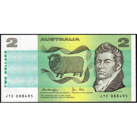 Australie - Pick 43c - 2 dollars - Série JTC - 1979 - Etat : SPL+