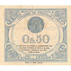Lyon - Pirot 77-16 - 50 centimes - 9me série - 27/03/1918 - Etat : TTB