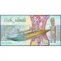 Cook (îles) - Pick 3 - 3 dollars - Série AAF - 1987 - Etat : NEUF