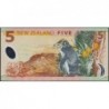 Nouvelle Zélande - Pick 185b - 5 dollars - Série BH - 2009 - Polymère - Etat : NEUF