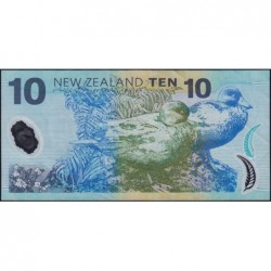 Nouvelle Zélande - Pick 186a - 10 dollars - Série CH - 2002 - Polymère - Etat : TB+