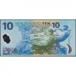 Nouvelle Zélande - Pick 186b - 10 dollars - Série CG - 2007 - Polymère - Etat : SUP