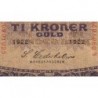 Norvège - Pick 8b - 10 kroner - Série K - 1922 - Etat : TTB+