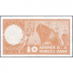 Norvège - Pick 31f - 10 kroner - Série L - 1972 - Etat : NEUF