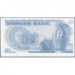 Norvège - Pick 36c - 10 kroner - Série AÆ - 1977 - Etat : NEUF