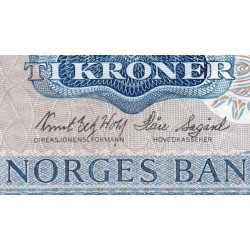 Norvège - Pick 36c - 10 kroner - Série BG - 1979 - Etat : TB+