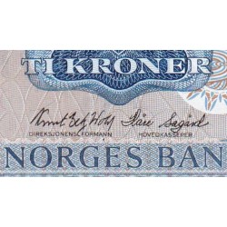 Norvège - Pick 36c - 10 kroner - Série BN - 1979 - Etat : NEUF