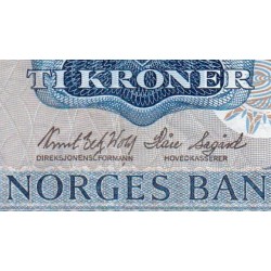 Norvège - Pick 36c - 10 kroner - Série BC - 1981 - Etat : TTB