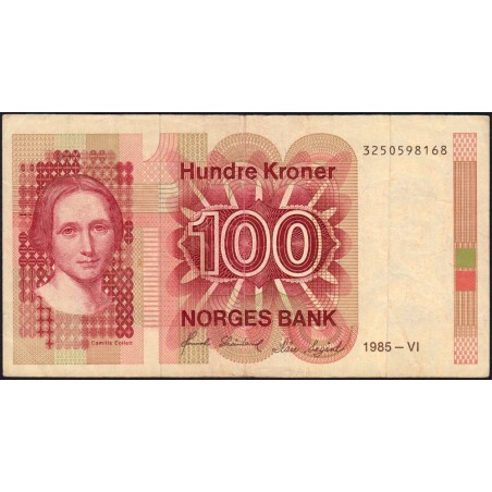 Norvège - Pick 43c - 100 kroner - Sans série - 1985 - Etat : TB+