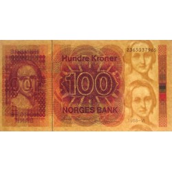 Norvège - Pick 43d - 100 kroner - Sans série - 1988 - Etat : SUP+