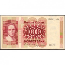 Norvège - Pick 43d - 100 kroner - Sans série - 1991 - Etat : NEUF