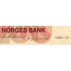 Norvège - Pick 43d - 100 kroner - Sans série - 1993 - Etat : SUP-