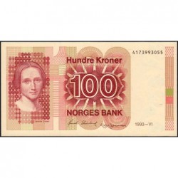 Norvège - Pick 43d - 100 kroner - Sans série - 1993 - Etat : SPL