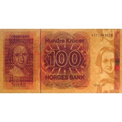 Norvège - Pick 43d - 100 kroner - Sans série - 1993 - Etat : SPL